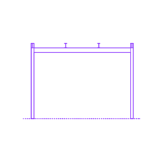 Buildings Steel Floor Systems Two Way Sketch Svg Vector, Free Vectors File